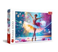 Trefl - Ballerina Bailando - Puzzle de 1000 Piezas - Puzzle Que representa a una Bailarina Bailando en un Entorno Floral, para Adultos y niños Mayores de 14 años