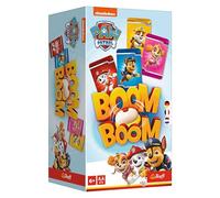 Trefl - Boom Boom, Paw Patrol - Juego familiar dinámico, juego con una campana, juego para toda la familia, juego de cartas con héroes de la serie de televisión Paw Patrol, juego familiar para niños a