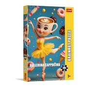 Trefl - BrainRots, Ballerina Cappuccina - Puzzle de 200 Piezas - Puzzle del Colorido Universo Surrealista, para niños a Partir de 7 años