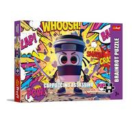 Trefl - BrainRots, Cappuccino Assassino - Rompecabezas de 200 Piezas - Rompecabezas Colorido del Universo Surrealista, para niños a Partir de 7 años