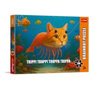 Trefl - BrainRots, Trippi Troppi Troppa Trippa - Rompecabezas de 200 Piezas - Rompecabezas del Colorido Universo Surrealista, para niños a Partir de 7 años
