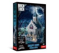 Trefl - Brick Trick: Cripta siniestra/Creepy Crypt - Construye con Ladrillos, Bloques Eco de ladrillo Real, 190 Ladrillos, Reutilizables, Juego Creativo para niñas y niños a Partir de 6 años