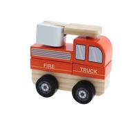 Trefl: Camión de bomberos de madera