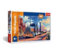 Trefl Carretera 160 Piezas-Puzle de Colores con un camión, Entretenimiento Creativo, Juego para niños a Partir de 6 años, Multicolor (15413)