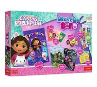 Trefl: Casa de muñecas de Gabi Mix & Play - juego de mesa 8 en 1