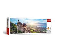 Trefl - Castillo de Menthon, Francia - Puzle Panorámico de 1000 Piezas - Rompecabezas DIY para Aficionados a los Viajes, Ocio Creativo, Puzle para Adultos y Niños A Partir De 12 Años