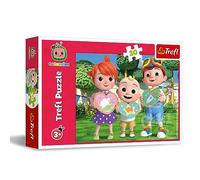 Trefl Cocomelon, ¡A Jugar Juntos 30 Piezas-Puzle de Colores con los Personajes de la Serie Infantil, Entretenimiento Creativo, Juego para niños a Partir de 3 años, Multicolor (18295)