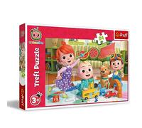Trefl - Cocomelon, Listos para la Aventura - Puzle 24 Maxi - 24 Piezas Grandes, Puzle de Colores con Personajes, Entretenimiento Creativo, Juego para niños a Partir de 3 años