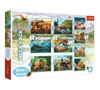 Trefl 1, 10, 20 a 48 Piezas Dinosaurios, Diferentes Niveles de Dificultad, Entretenimiento, para Niños a Partir de 4 Años Puzzle, Color triff All Dinos, 0 (90390)
