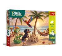 Trefl - Dachshund Matters - 160 Piezas - Rompecabezas Colorido con Animales y la Familia Treflik, diversión para niños a Partir de 5 años