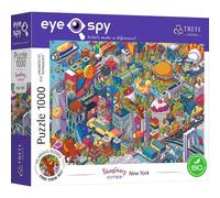 Trefl Detalles Sorprendentes, Cartón Más Grueso, BIO, EKO, Entretenimiento Creativo Para Adultos Y Niños A Partir De 12 Años puzzle Spy Imaginary Cities: New York, USA 1003 Elementos