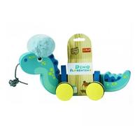 Trefl: Dinosaurio Florentino - Juguete de arrastre de madera