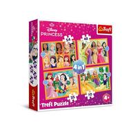 Trefl Disney, Historias de Cuentos de Hadas-Puzle 4en1, 4 Rompecabezas, de 35 a 70 Piezas-Distintos Grados de dificultad, para niños a Partir de 4 años, Multicolor (34651)