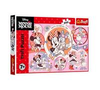 Trefl Disney, Minnie Mouse Habits 200 Piezas-Puzzle de Colores con Personajes de Cuentos de Hadas, para niños a Partir de 7 años, Multicolor (13343)