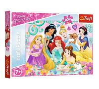 Trefl - Disney Princess, El Alegre Mundo de Las Princesas - Puzzle de 200 Piezas - Puzzles de Colores con Princesas Disney, Entretenimiento Creativo, para Niños a Partir de 7 Años
