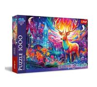 Trefl DreamScapes: Ciervo místico-Puzle de 1000 Piezas-Serie de Cuadros del Mundo de ensueño, para Adultos y niños a Partir de 14 años, Multicolor (10933)