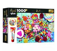 Trefl: Dulces - rompecabezas de 1000 piezas + pegamento de regalo