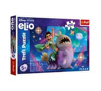 Trefl, Elio y la Aventura Espacial 100 Piezas-Puzzle de Colores con Personajes de Cuentos de Hadas, para niños a Partir de 5 años, Multicolor (16497)