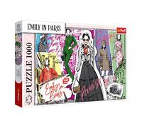 Trefl - Emily in Paris, Inspiraciones de Moda - 1000 Piezas - Rompecabezas con Personajes de la Serie de televisión, para Adultos y niños a Partir de 14 años