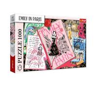 Trefl Emily in Paris, Revista de moda-1000 Piezas-Rompecabezas con Personajes de la Serie de televisión, para Adultos y niños Mayores de 14 años (10966)