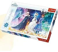 Trefl- Frozen Maxi Puzzle Olaf's Adventure 24 Piezas para Niños Disneyfrozen