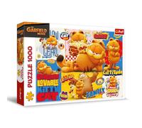 Trefl, Aventuras de Garfield-Puzle de 1000 Piezas-Rompecabezas con Personajes de la Serie Infantil, para Adultos y niños a Partir de 14 años, Multicolor (10935)
