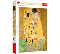 Trefl Gustav Klimt El Beso-Puzzle de 1000 Elementos, colección de Arte, para Adultos y niños a Partir de 12 años, Multicolor (93708)