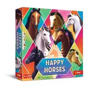 Trefl - Happy Horses - un Juego Familiar, Caballos, Juego de salón para Adultos y niños a Partir de 7 años