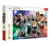 Trefl - Harry Potter, Las Reliquias de la Muerte - Rompecabezas de 1000 Piezas - Collage con los Personajes, Hazlo Tu, Entretenimiento Creativo, Diversión, para Adultos y Niños Mayores de 12 Años