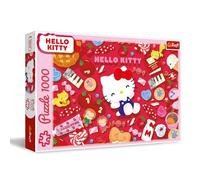 Trefl – Puzle Hello Kitty – 1000 piezas, rompecabezas navideño, a partir de 14 años