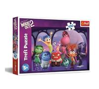 Trefl- Disney Inside out 2, del revés 100 Piezas-Puzle de Colores con los Personajes de la película de Dibujos Animados, Entretenimiento Creativo, Juego niños a Partir de 5 años, Multicolor (16477)
