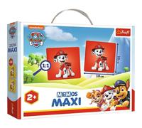 Trefl - Memos Maxi PSI Patrol - Juego de imágenes para los más pequeños, buscador de Piratas, Juego de Memoria clásico con la Patrulla Canina de Bohatern, para niños a Partir de 2 años