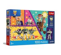 Trefl - Juguetes en acción - 100 piezas - Rompecabezas de colores con los personajes del cuento, encájalos, póster exclusivo incluido, entretenimiento creativo, diversión para niños a partir de 5 años