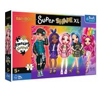 Trefl 104 XL Super Shape-Formas Locas, Piezas Grandes, Colores con Personajes de Cuentos de Hadas Rainbow High, a Partir de 5 años Puzzle, Estilo, Extra-Large (50015)