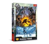 Trefl Jurassic World, En el Mundo del Parque Jurásico-Puzle de 1000 Piezas-Rompecabezas con Dinosaurios, para Adultos y niños a Partir de 14 años, Multicolor (10939)