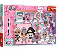 Trefl 200 Elements-Rompecabezas Coloridos para pequeños fanáticos de Las muñecas L.O.L, Entretenimiento Creativo, Diversión para niños a Partir de 7 años Puzzle, Color Surprise, Lindas (13288)