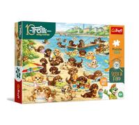 Trefl - La Familia Treflik, Busca y Encuentra - Teckels y Treflik - 100 Piezas - Coloridos Rompecabezas de Buscar y Encontrar, Entretenimiento Creativo, diversión para niños a Partir de 5 años