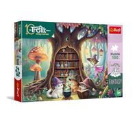 Trefl - La Familia Treflik, Inspirada en la fantasía - Gatitos mágicos - 100 Piezas - Puzzles Coloridos llenos de Magia, Entretenimiento Creativo, diversión para niños a Partir de 5 años