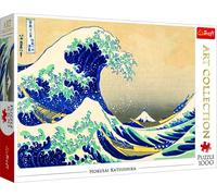 Trefl-La Gran Ola Ante Kanagawa, 1000 Piezas, Colección de Arte, Adultos y niños a Partir de 12 años Puzzle, Color, Hokusai katsushika