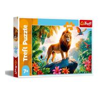 Trefl Rey de la Selva 200 Piezas-Puzle de Colores con Animales, para niños a Partir de 7 años, Multicolor (13329)