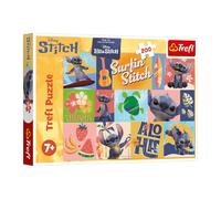 Trefl - Lilo & Stitch, Hawaiian Adventures - Puzzle de 200 Piezas - Colorido Puzzle con los Personajes de la película, Entretenimiento Creativo, diversión para niños a Partir de 7 años