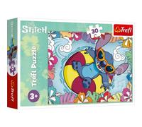 Trefl: Lilo y Stitch, Stitch en la playa puzzle - 30 piezas