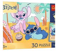 Trefl - Lilo y Stitch, Stitch Smile - Rompecabezas de 30 piezas - Rompecabezas de héroes de cuento de hadas, póster único, entretenimiento creativo, para niños a partir de 3 años
