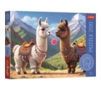 Trefl: Llamas coloridas - Rompecabezas de 200 piezas
