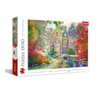 Trefl - Mansión en otoño - Puzzle 1500 Piezas - Puzzle DIY, Entretenimiento Creativo, Divertido, Puzzle Clásico para Adultos y Niños Mayores de 12 años