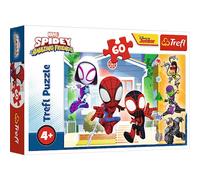 Trefl- Spidey and His Amazing Friends Puzzles para niños, Multicolor (17371)