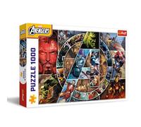 Trefl Marvel The Avengers, Héroes-1000-Puzle con superhéroes, Puzle clásico para Adultos y niños a Partir de 14 años, Multicolor (10934)