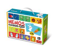 Trefl - Memos Classic & Plus, Logic - Juego Educativo De Memoria para Niños Pequeños, Encontrar Pares De Imágenes, Varias Variantes Divertidas, Juego De Memoria Clásico para Niños A Partir De 3 Años