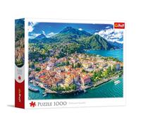 Trefl - Menaggio, en el Lago de como, Italia - 1000 Piezas - Rompecabezas para Montar uno Mismo, Entretenimiento Creativo, Rompecabezas clásico para Adultos y niños a Partir de 14 años
