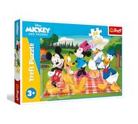 Trefl Amigos, Mickey Mouse Favorito-Puzzle Maxi de 24 Piezas, Entretenimiento Creativo, para niños a Partir de 3 años, Multicolor (14380)